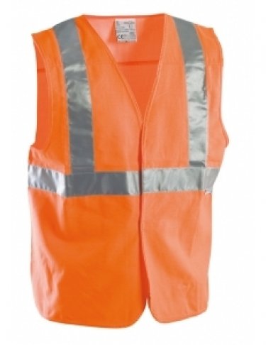 GILET ALTA VISIBILITA\' ARANCIO